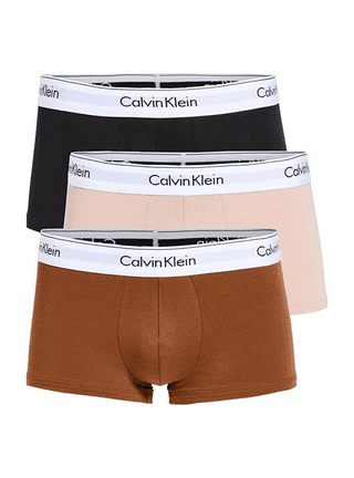 $75 Calvin Klein Underwear Men Black U2664 Cotton 2-Pack Low Rise Trunks  Size XL