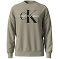 thumbnail image 1 of Calvin Klein Men's Monogram Crew Neck Sweatshirt - 40GC200 (White Pepper 230, L), 1 of 1