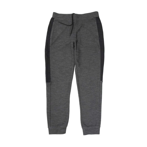 Calvin Klein Men's Monogram Embroidery Textile Jogger, Black,L - US