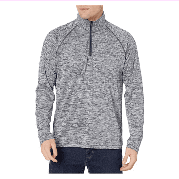 Calvin Klein Men's Move 365 Stretch Quick Dry Moisture Wicking Quarter Zip