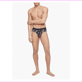 Calvin Klein Men's Cotton Stretch 5-Pack Hip Brief, 5 Black