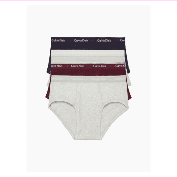 Calvin Klein Men's NB4000-453 Cotton Classic Fit 4-Pack Brief Black Size XL