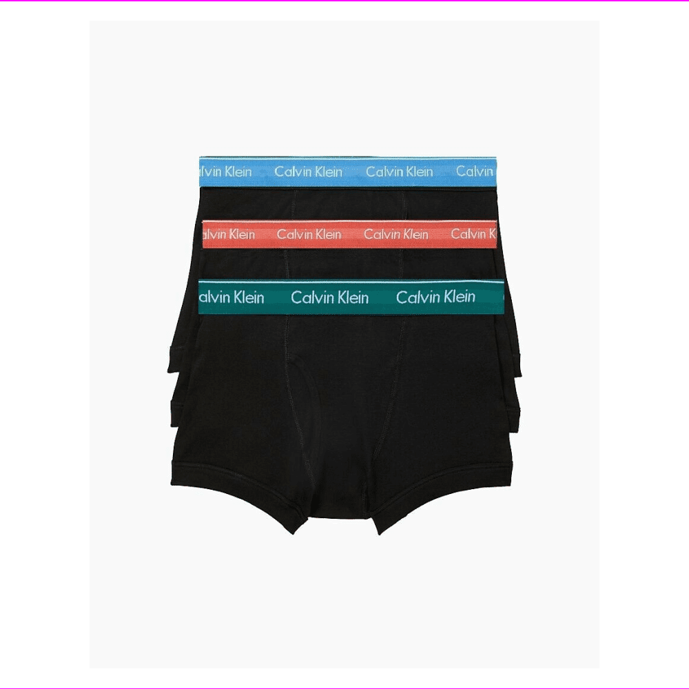 Calvin Klein Men's NU2666918 Cotton Stretch 3-Pack Boxer