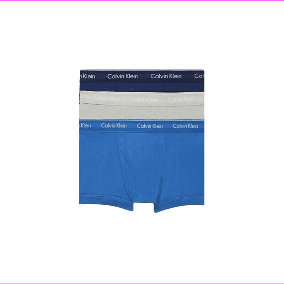 Calvin Klein Men's NB4002935 Cotton Classic Fit 3-Pack Trunk Size M