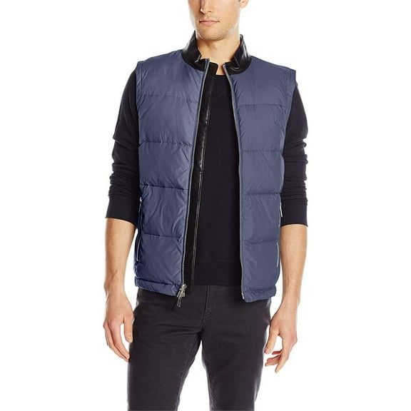 Calvin Klein Men's Nylon Down Vest, Navy Blazer,S - US