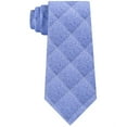 thumbnail image 1 of Calvin Klein Men’s Particle Check Slim Silk Ties, Light Blue, 1 of 3