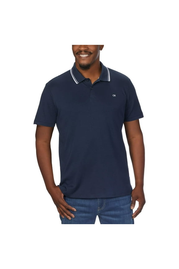 Men's Polo (Blue,Small)