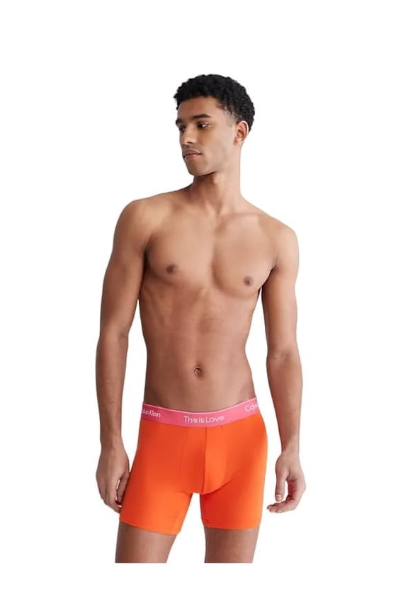 Men's Pride This Is Love Tonal Micro Boxer Briefs Cherry Tomato Small