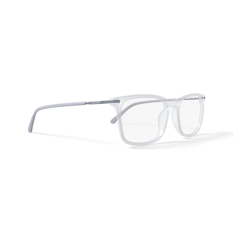Calvin Klein Men s Rectangular Eyeglasses CK20510G Smoke Crystal 56 18 145 with Case