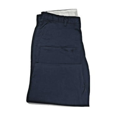 Calvin Klein Men's Refined Stretch Chino Slim Fit Pant, Navy, 30x32
