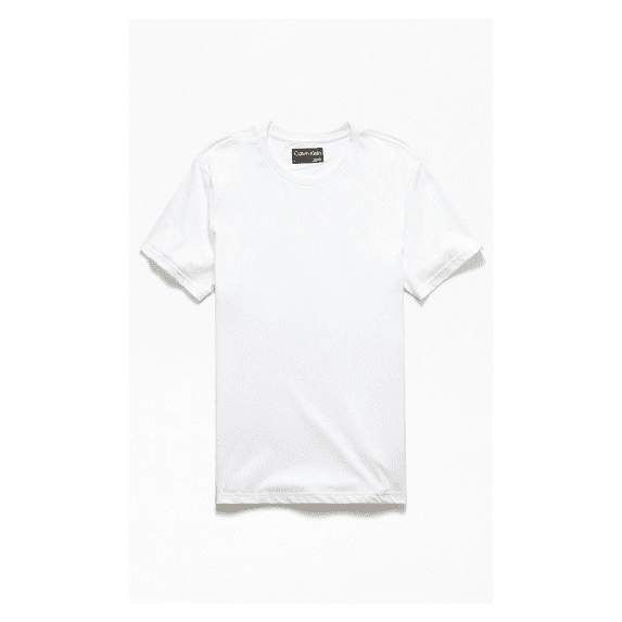 Calvin Klein Men's Regular Fit Short Sleeve Mesh T-Shirt, White, Size 2XL