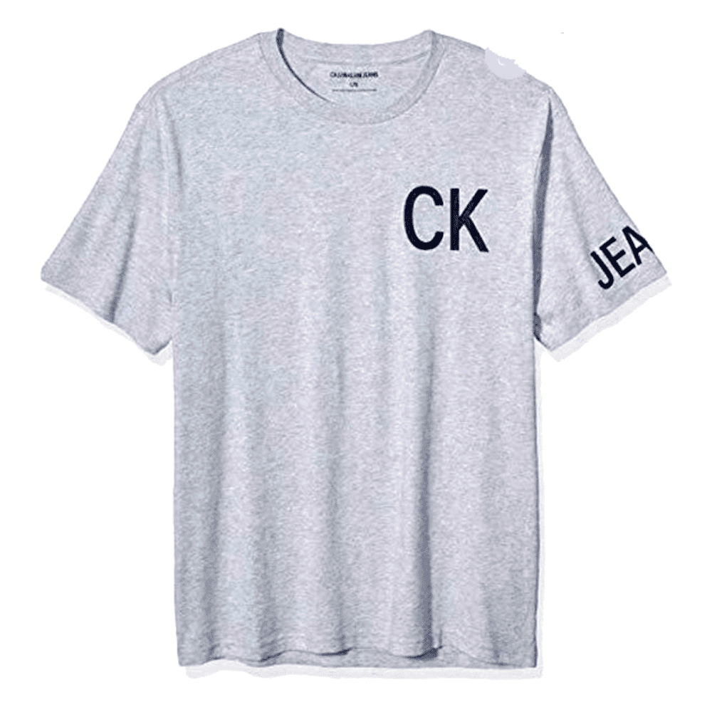 Calvin Klein Men's Relaxed Fit Monogram Logo Crewneck T