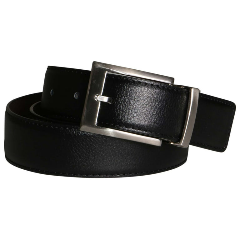 Calvin Klein Men's 7538796 35mm Genuine Leather Twist Reversible Belt Black  Bn 32 