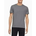 thumbnail image 1 of Calvin Klein Men's Short Sleeve Crew Neck Cotton T-Shirt (Dark Ciff Htr, Large), 1 of 1