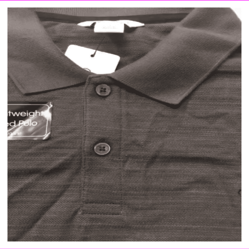 Calvin Klein Men\'s Short Sleeve Lightweight Textured ColorBlocked Polo Shirt  M/Deep Slate