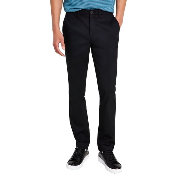Calvin Klein Mens Wrinkle Resistant Stretch Chino Pants