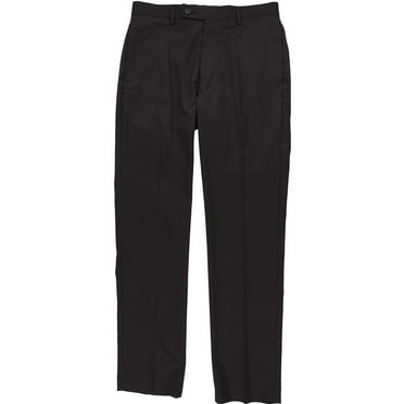 Calvin Klein Mens Performance Dress Pants Slacks, Red, 36W x 29L