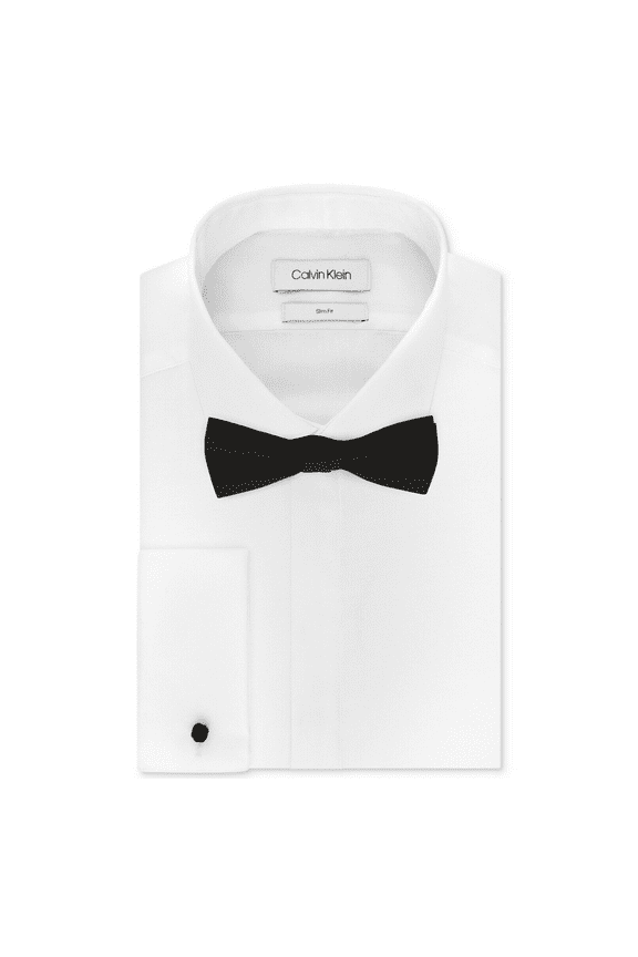 Men's Extra-Slim Fit Dress Shirt & Pre-Tied Bow Tie Set 15.5 32/33