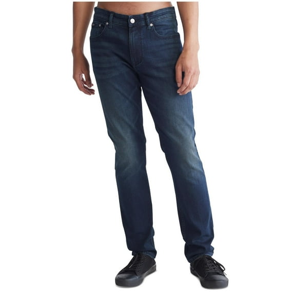 Calvin Klein Men's Slim Fit Stretch Jeans Boston Blue 36 x 30
