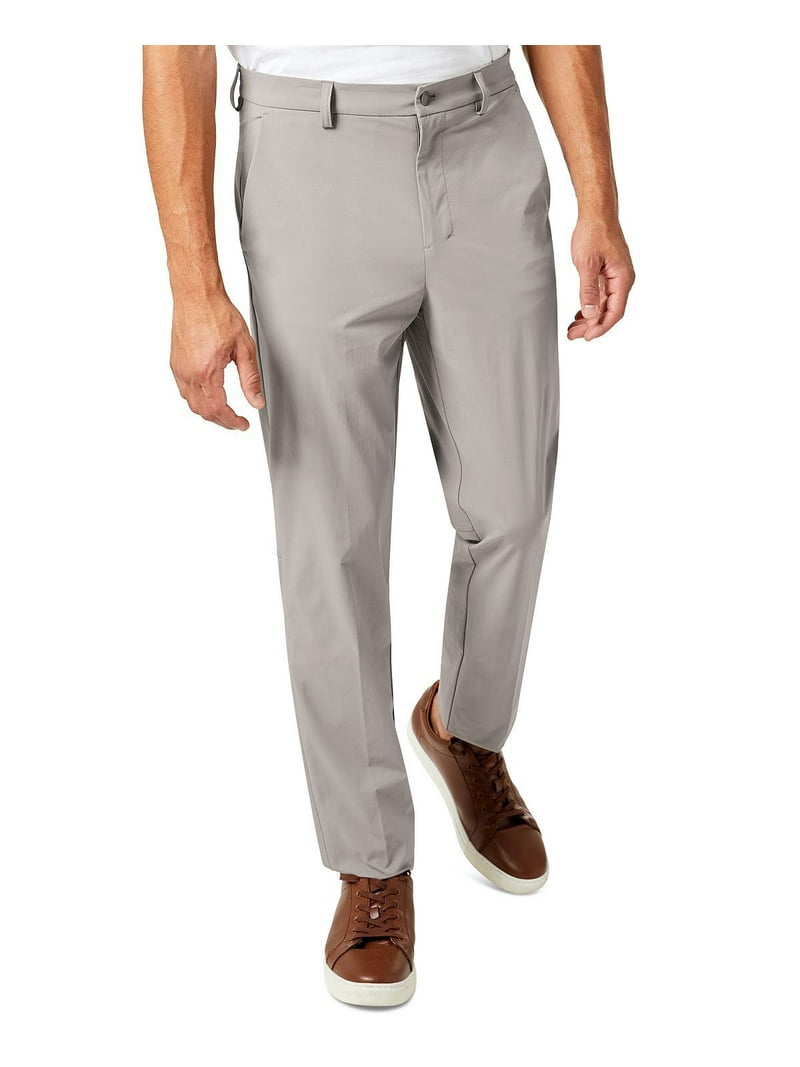 Calvin Klein Men's Slim Fit Tech Solid Performance Dress Pants