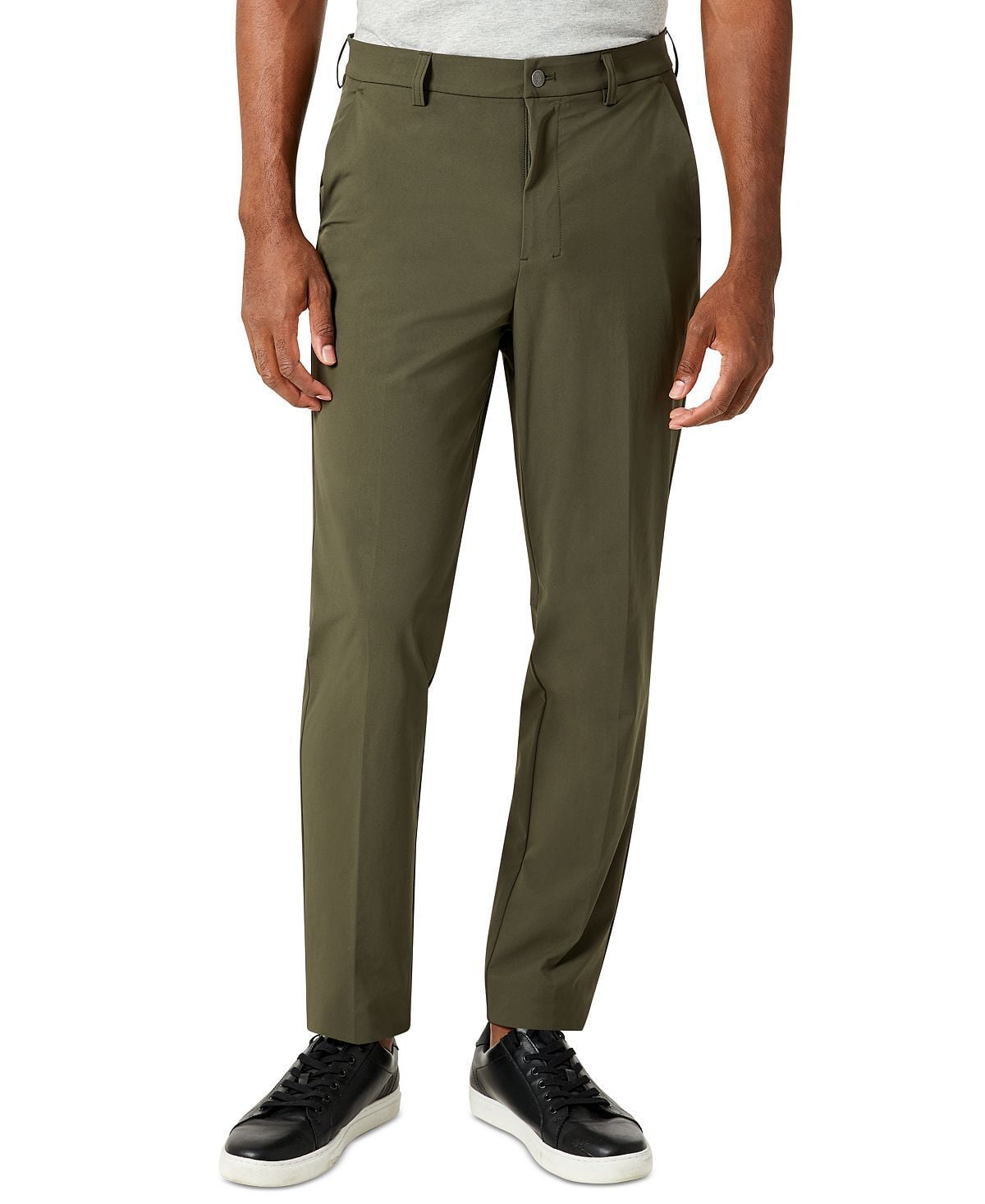 Calvin Klein Men's Slim Fit Tech Solid Performance Dress Pants B4HP (34