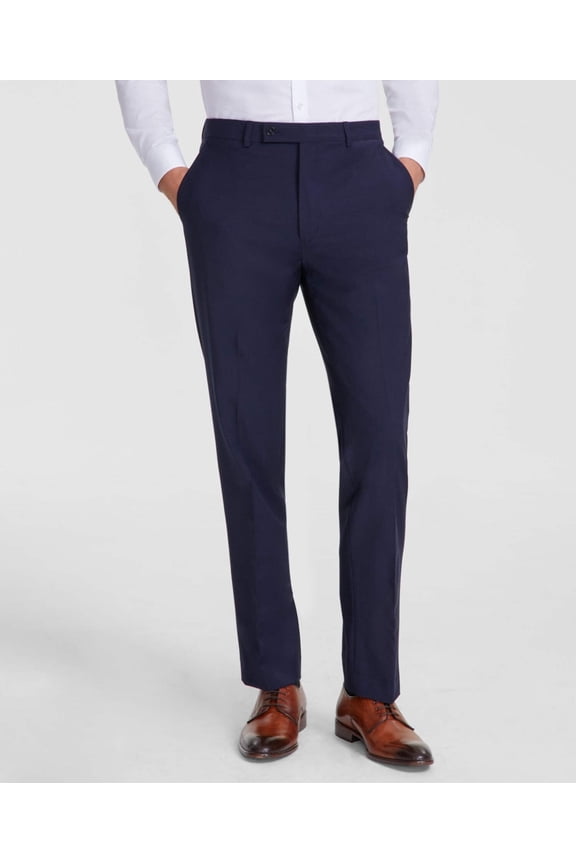 Men's Slim-Fit Wool-Blend Stretch Suit Pants