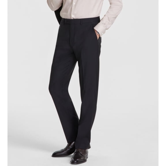 Calvin Klein Men's Slim-Fit Wool-Blend Stretch Suit Pants