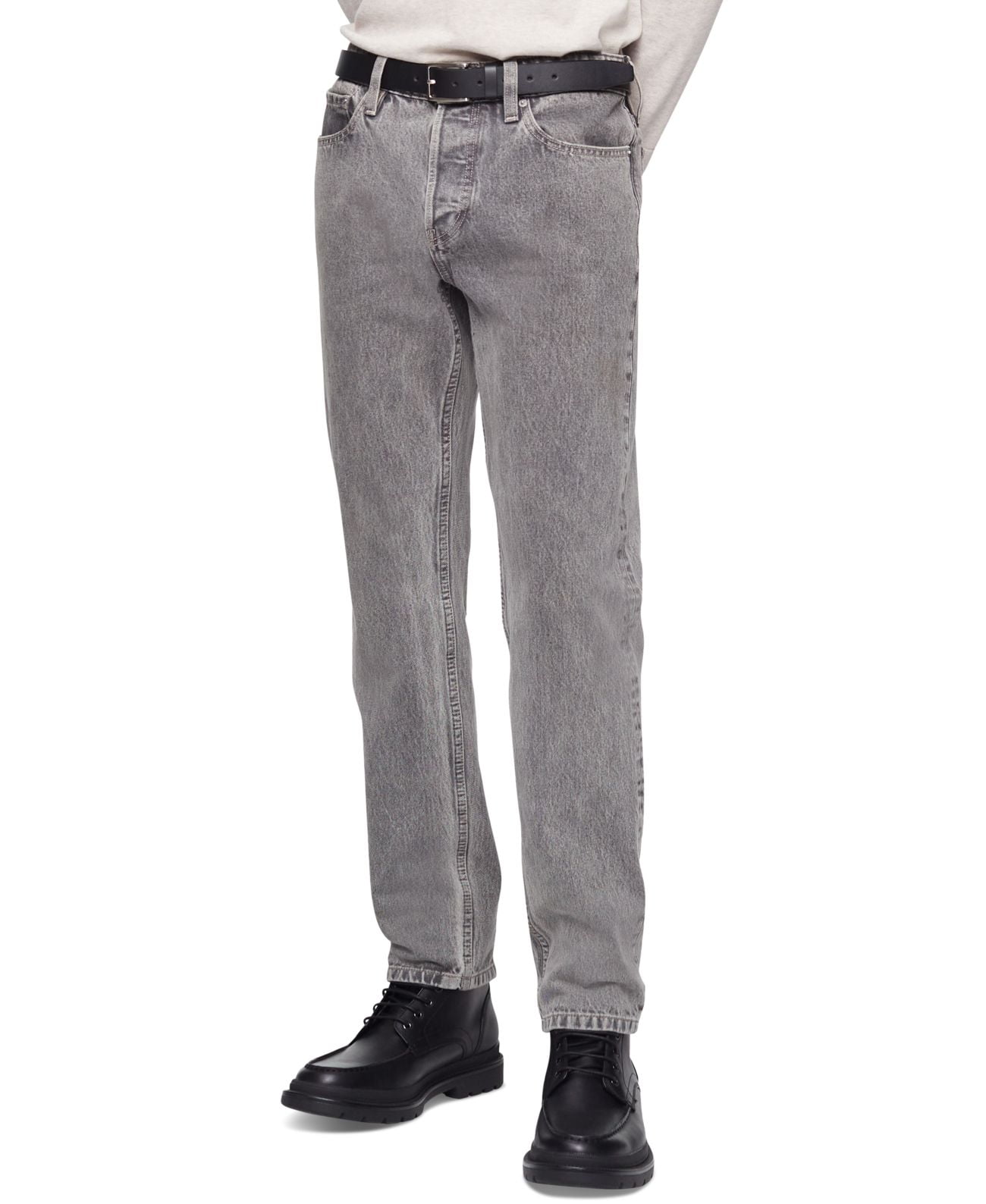 Klein Stretch Fit Jeans, Calvin Gray, Men\'s 32X32 Slim-Straight