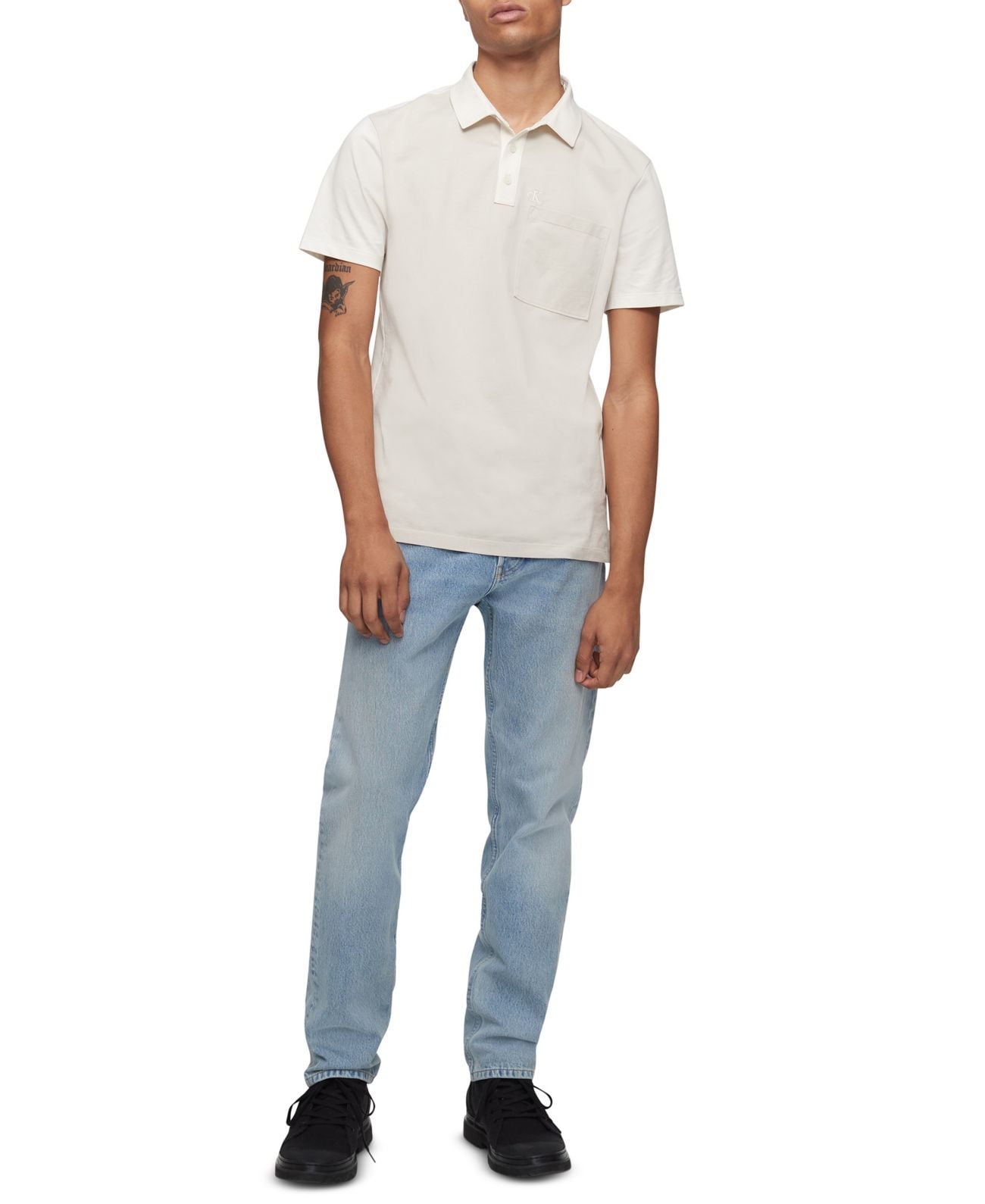 Calvin Klein Men's Standard Straight Fit Stretch Jeans Blue Size 33X30