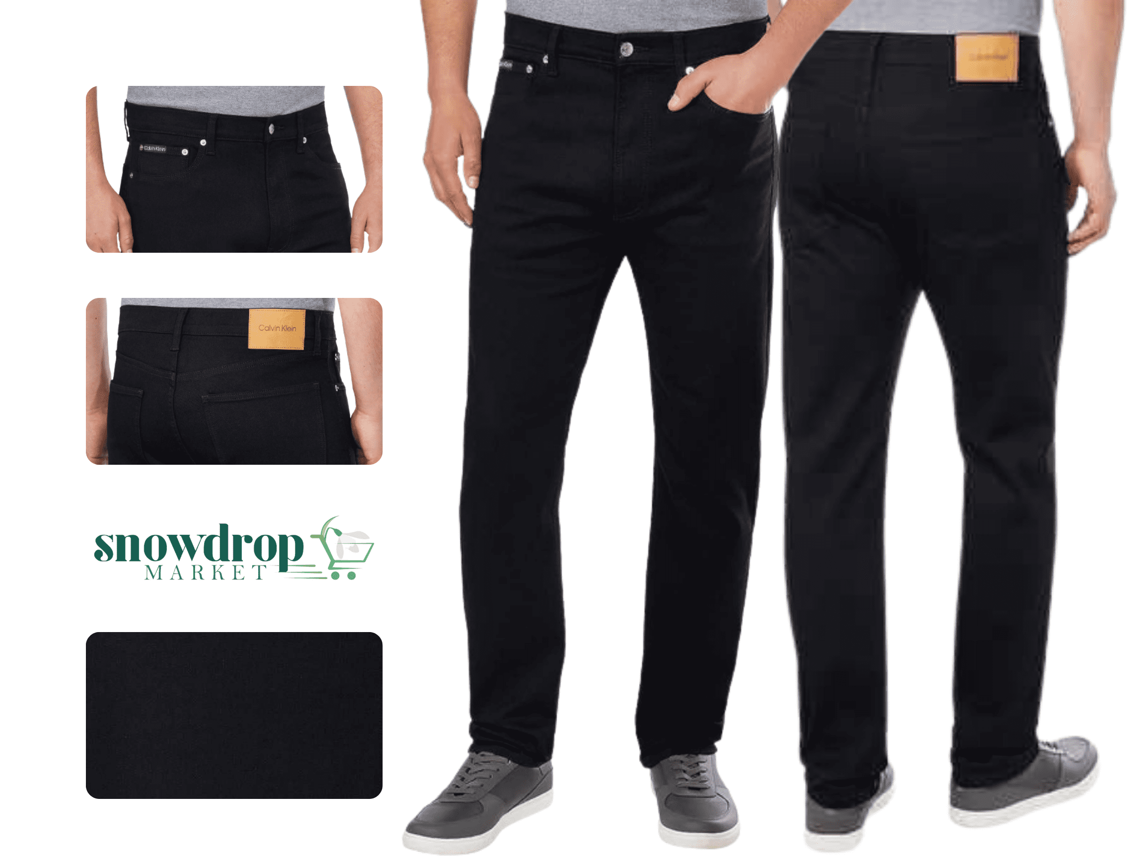 Ck jeans black sales