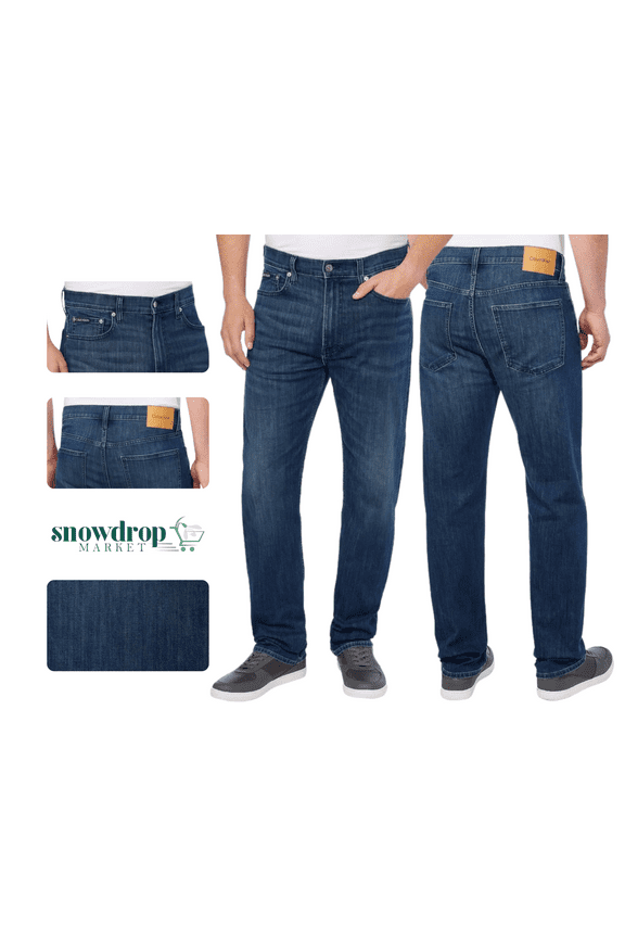 Men's Slim Straight Jean ( Secaucus Hs, 40W x 30L)