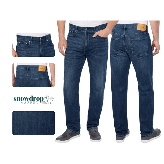 Calvin Klein Men's Slim Straight Jean ( Secaucus Hs, 40W x 34L)