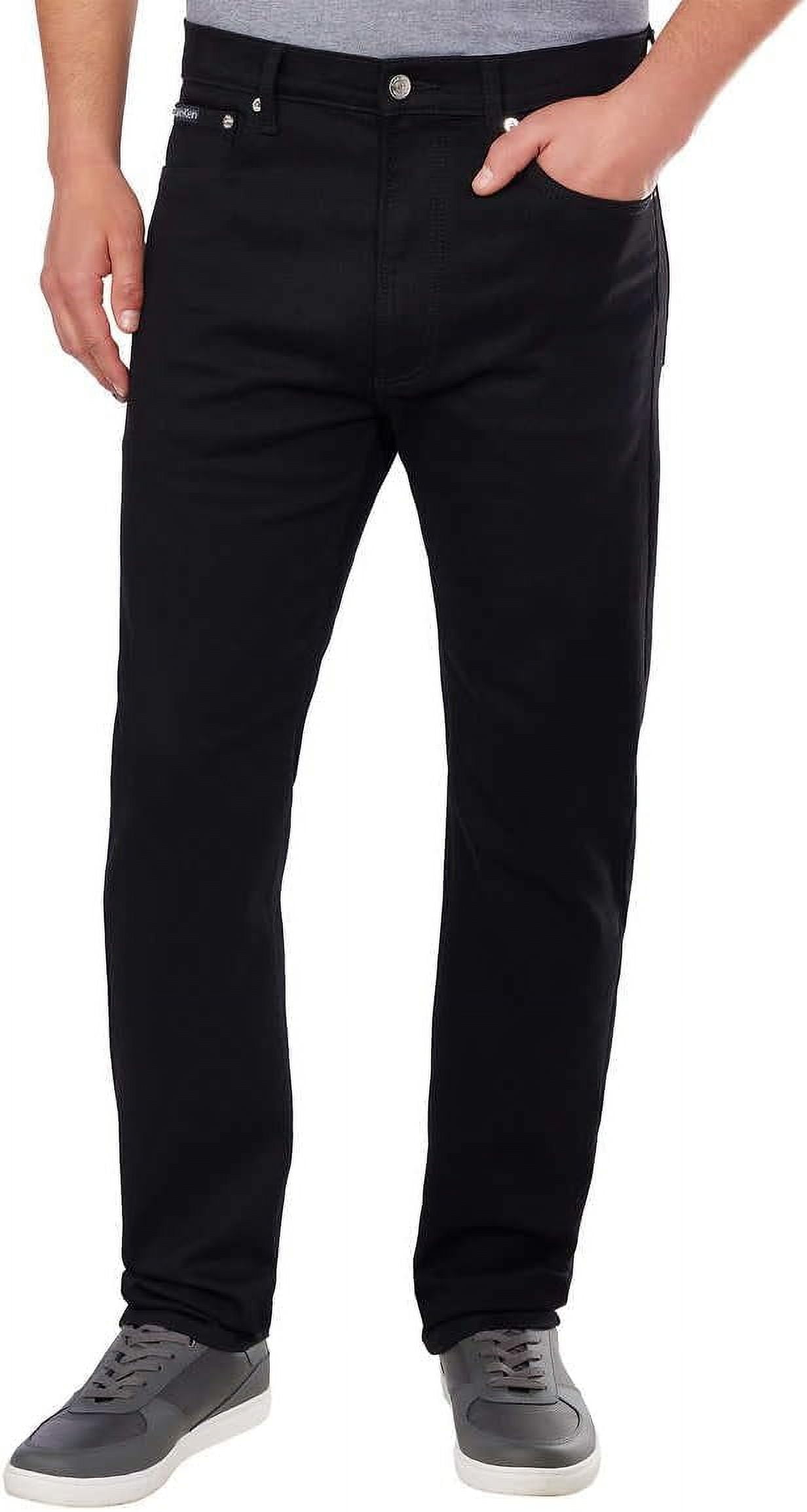 ☆ ☆ Men's Wide Fit CK Classic Black Denim 4RB91 Calvin Klein Mens Jeans | Black - Walmart.com