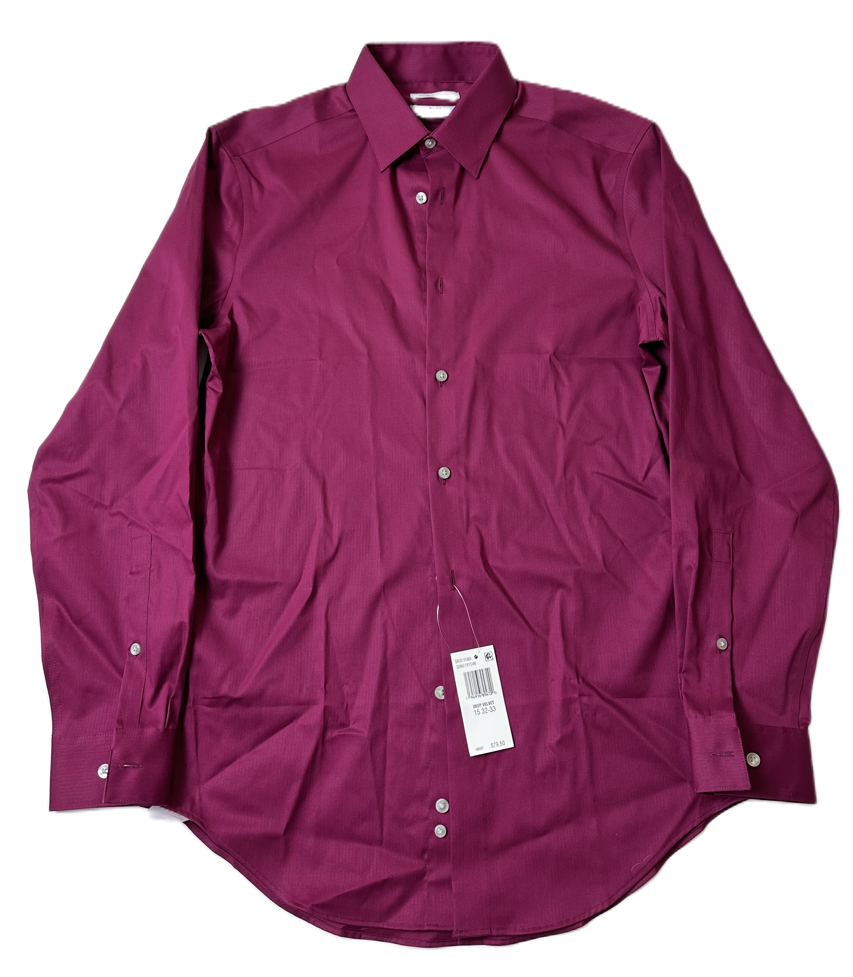 Orders calvin klein burgundy dress shirt