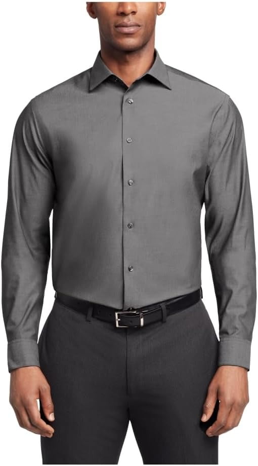 white christmas dresses Calvin Klein Men Classic Button-Down Long Sleeve 100% Cotton Woven Shi –  JNL Trading main image 1