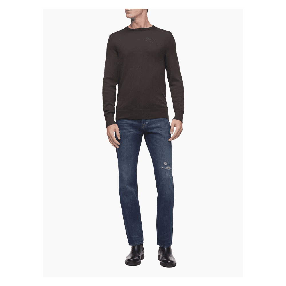 Calvin Klein Men's Slim Straight Jean | Secaucus HS/Blue