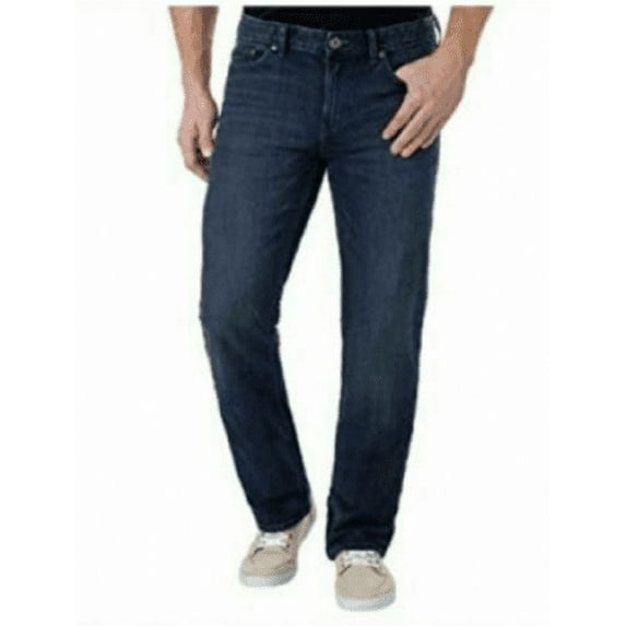 Calvin Klein Men's Straight Jeans Dark Blue (James) 36 x 34