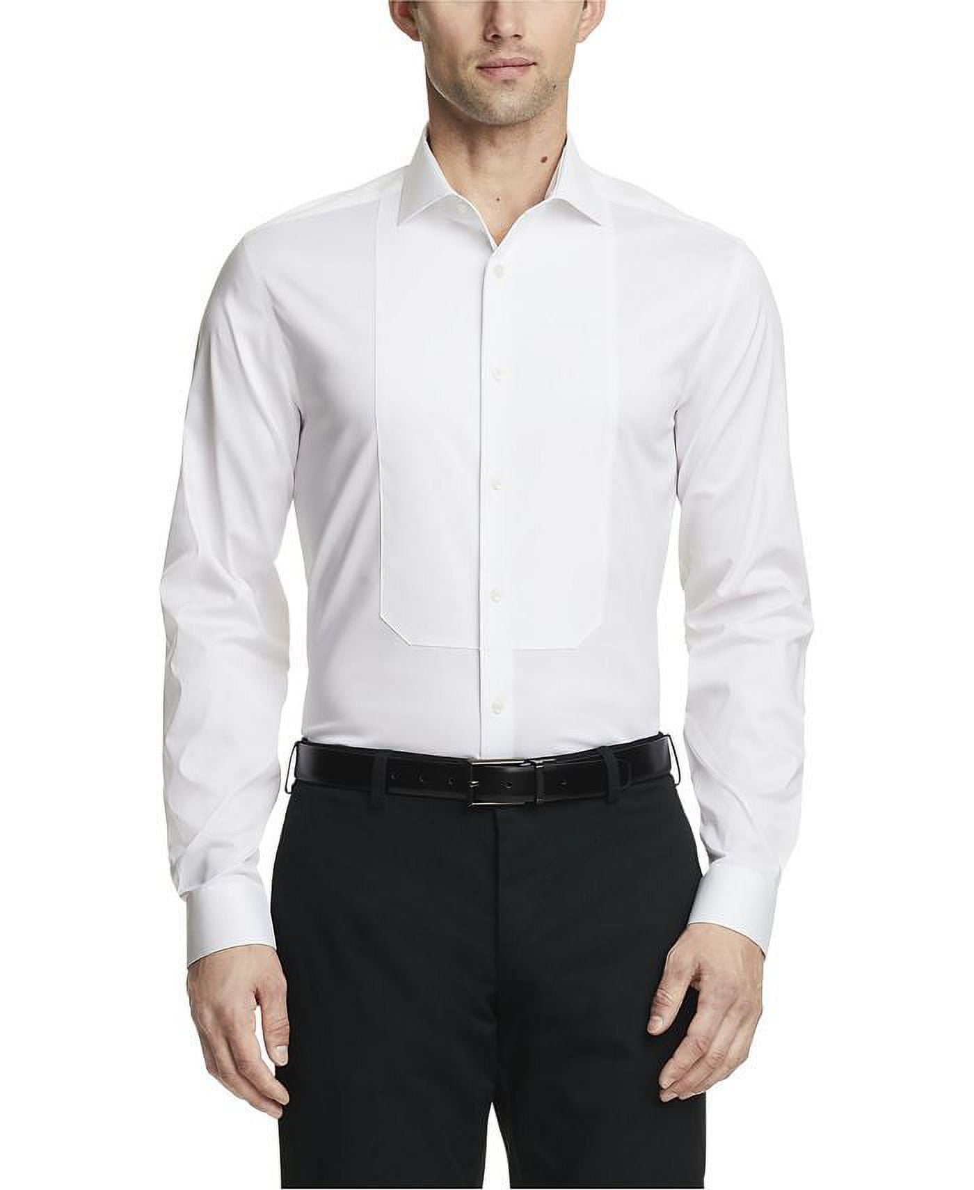Calvin Klein Men's Sustainable Slim Fit Dress Shirt White Size 15X32X33