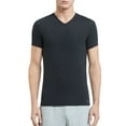 thumbnail image 1 of Calvin Klein Men's T-Shirt Ultra Soft Modal Short Sleeve V-Neck Tee NM1659, Black, S, 1 of 3