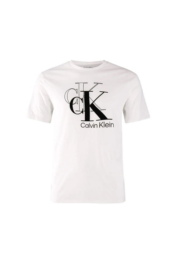 Men's T-shirt with Velvety Monologue - 40EC825 (Brilliant White, 2XL)