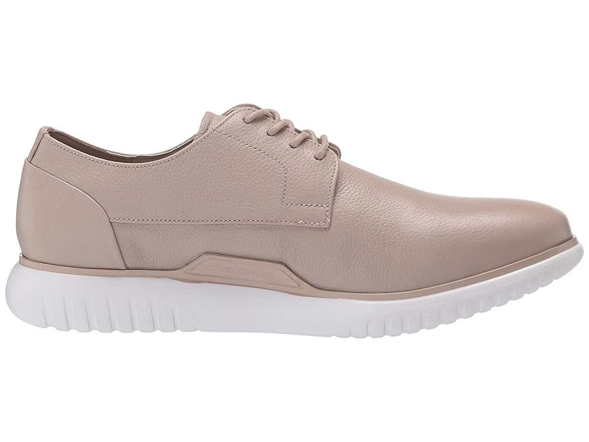 Calvin Klein Men\'s Tan Leather Oxfords Calvin Klein Shoes Mens 11 Brodie Dress Oxford Brown Leather  main image 3
