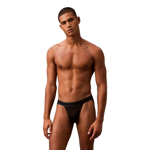 Calvin Klein Men's Tonal Logo Micro Jock Strap Black X-Large