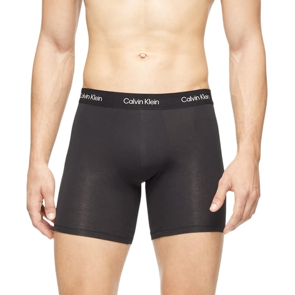 Calvin Klein Mens Ultra Soft Modern Boxer Brief Black Underwear Small