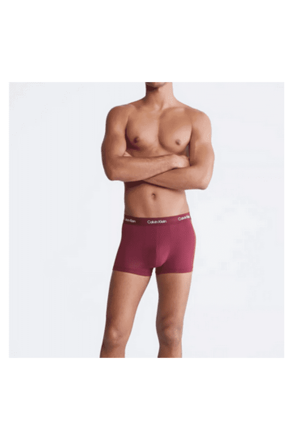 Men's Ultra Soft Modern Modal Trunk, Burgundy, Size Large