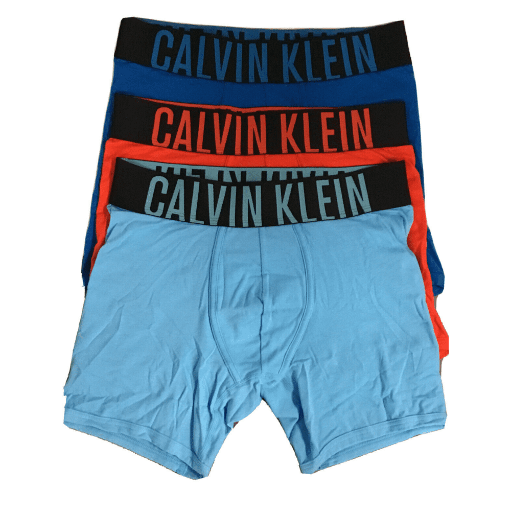 Calvin Klein Men's Underwear 3-Pack Intense Power Cotton Boxer Brief,  Multi, S