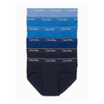 thumbnail image 1 of Calvin Klein Men's Underwear 6-Pack Classic Fit Cotton Hip Briefs, Black/Blue, S, 1 of 3