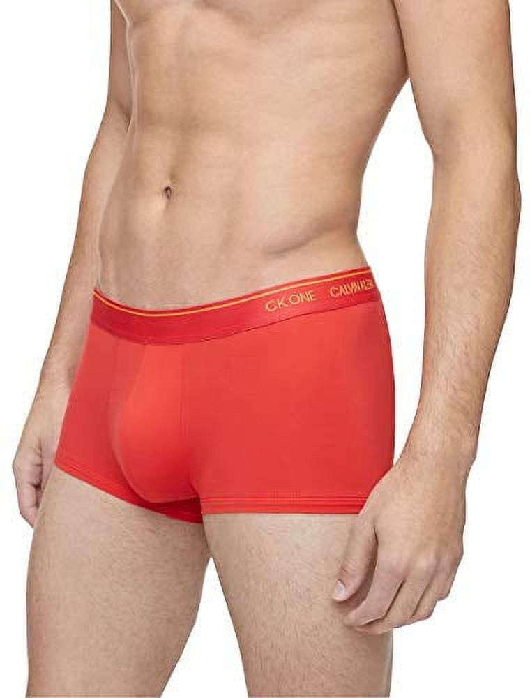 Calvin Klein Men's Underwear CK One Micro Low Rise Trunks, Fury, X-Large 