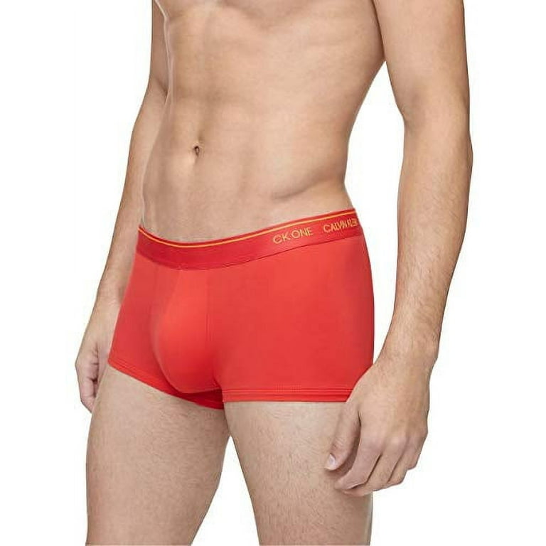 Calvin Klein Men's Underwear CK One Micro Low Rise Trunks, Fury, X