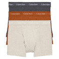 thumbnail image 1 of Calvin Klein Men's Underwear Cotton Stretch 3- Pack Trunk, Multicolor, Md, 1 of 2