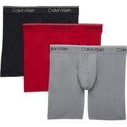 Calvin Klein Mens Underwear Microfiber Stretch 3-Pack Boxer Brief